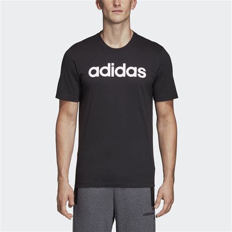 adidas t-shirt zwart|Adidas black t shirts.